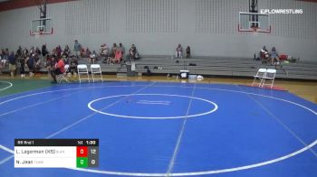 98 lbs Rr Rnd 1 - Logan Lagerman (KS), Blanchard, OK vs Nate Jean, Team More Good