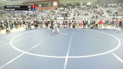 125 lbs Cons. Sub-semis - Amayah Tristan, Victory Wrestling-Central WA vs Korie Giese, Prometheus Wrestling Club