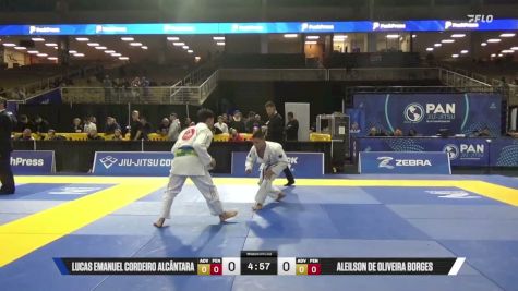 Aleilson De Oliveira Borges vs Lucas Emanuel Cordeiro Alcântara 2026 Pan Jiu Jitsu IBJJF Championship