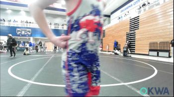 52-55 lbs Quarterfinal - Tyler Lindsey, Clinton Youth Wrestling vs Obadiah Boyd, Harrah