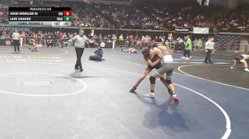 D 1 120 lbs Cons. Round 2 - Luis Chavez, Walker vs John Winkler III, Central - B.R.