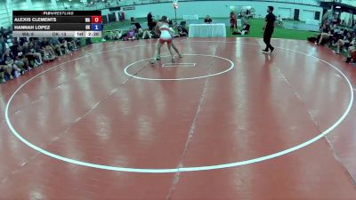115 lbs Alexis Clements, Washington vs Hannah Lopez, Oklahoma