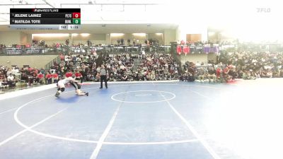 152 lbs Final - Jelene Lainez, Platt Tech* vs Matilda Tote, Bunnell