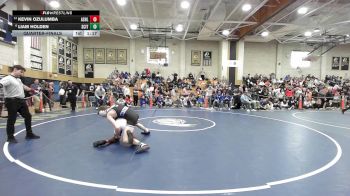165 lbs Quarterfinal - Kevin Ozulumba, Ashland vs Liam Holden, Scituate
