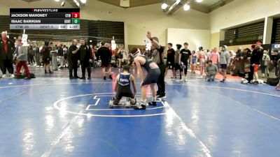 111 lbs Rr Rnd 4 - Jackson Mahoney, CTWHALE Orca - MSE vs Isaac Barikian, Gentile Trained - MSE