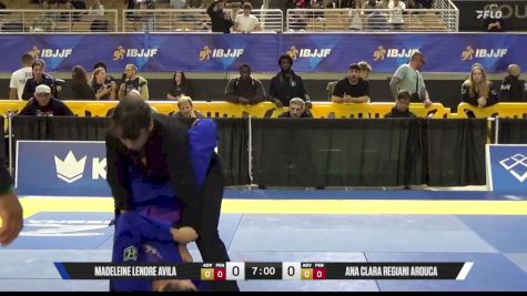 Madeleine Lenore Avila vs Ana Clara Regiani Arouca 2026 Pan Jiu Jitsu IBJJF Championship