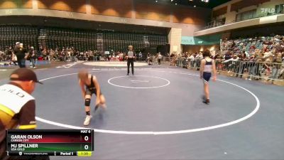 70-74 lbs Round 2 - Garan Olson, Carson City vs Mj Spillner, USA GOLD