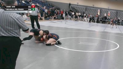 132 lbs Cons. Round 1 - Esme` Ahn, Holston vs Micaella Del Prado, Chancellor
