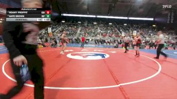 2A-138 lbs Semifinal - Nate Brown, Big Piney vs Roany Proffit, Kemmerer