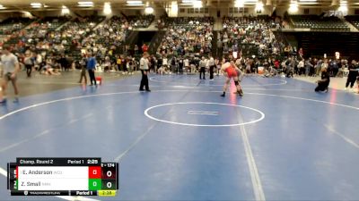 174 lbs Champ. Round 2 - Erik Anderson, Western Colorado University vs Zackary Small, New Mexico Highlands