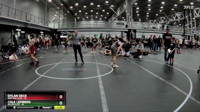 92 lbs Placement (4 Team) - Cole Lemberg, Killer Elite vs Dylan Deck, Grit Mat Club