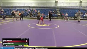 63 lbs Round 2 - Levi Phillips, MI vs Brennan Hart, MI