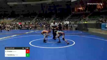 84 lbs Consolation - Caley Graber, Summit vs Tyler Haneborg, Midwest Destroyers