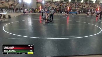 90 lbs Quarterfinal - Noah Lance, Halls Wrestling vs Knox Ritchie, Minion Training Center