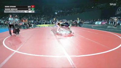 3A Boys 126 lbs Cons. Round 2 - Dane Strunk, Sutherlin Boys vs Gianni Gervasi, Rogue River Boys