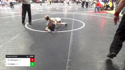 57 lbs Consi Of 16 #2 - Swayzee Schwarz, Kiski Area vs Cambreean Walls, Southern Huntington