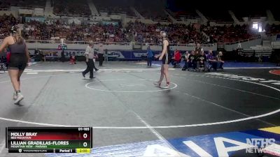 D1-165 lbs Quarterfinal - Lillian Gradillas-Flores, Mountain View - Marana vs Molly Bray, Red Mountain