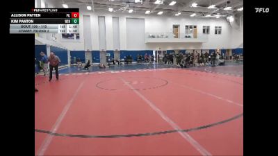 115 lbs Champ. Round 2 - Kim Panton, Washington vs Allison Patten, Pilgrim