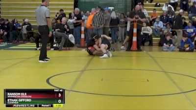 165 lbs Champ. Round 2 - Ethan Gifford, Clearview vs Ransom Els, Washington (massilon)