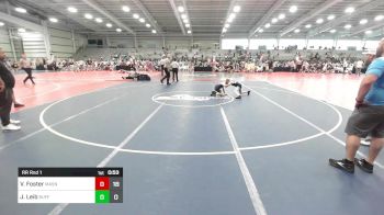 65 lbs Rr Rnd 1 - Vincent Foster, Mat Assassins White vs Jonah Leib, Buffalo Valley Wrestling Club - Black