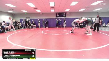215 lbs Cons. Round 6 - Cole Sherill, Caldwell County vs James Davenport, Friendship Christian