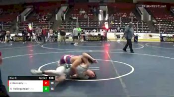 167 lbs Finals (8 Team) - Jacob Kennedy, Impact Wrestling Black vs Holden Hollingshead, Funky Monkeys