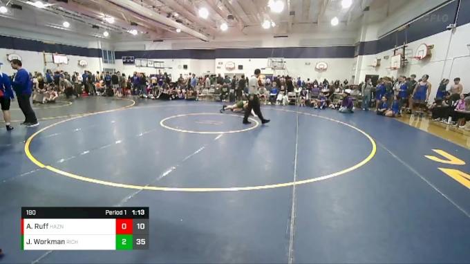 190 lbs Finals (2 Team) - John Paul Workman, Richland vs Arthur Ruff, Hazen