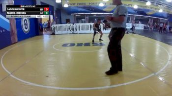 138 lbs Round 4 (8 Team) - Caden Weaver, Wakulla WC vs Taijhir Johnson, Oakleaf WC
