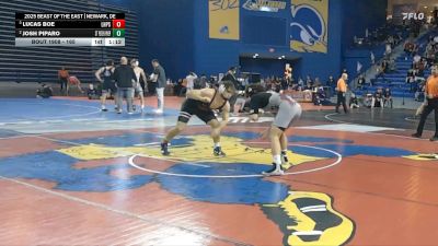 165 lbs Semifinal - Lucas Boe, Lake Highland Preparatory School vs Josh Piparo, St Peter Prepatory