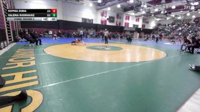 100 lbs Cons. Round 2 - Valeria Rodriguez, Santiago/GG vs Sophia Zubia, Ayala