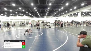 46 lbs 5th Place - Kashton Kaylor, Team Aggression vs Ridge Jessop, Ryse Wr Ac