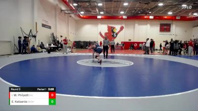 106-116 lbs Round 3 - Wyatt Philpott, Bedford North Lawrence vs Eli Katsaros, Brownsburg