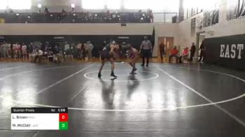 172 lbs Quarterfinal - Luke Brown, Pequea Valley vs Mason McClair, Lancaster Catholic