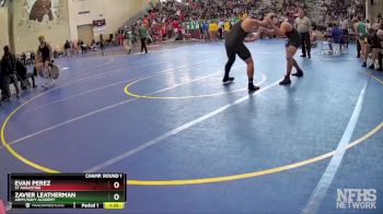 197 Boys Champ. Round 1 - Evan Perez, St Augustine vs Zavier Leatherman, Army/Navy Academy