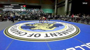 175 lbs Cons. Semi - Jonah Bertoli, Cardinal Newman vs Evan Hilmen, Del Oro
