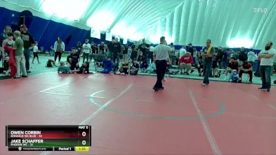 110 lbs Round 5 (8 Team) - Owen Corbin, Donahue WA Blue vs Jake Schaffer, Phoenix WC