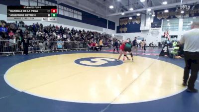 145 lbs Quarterfinal - Danielle De La Vega, Etiwanda vs Josephine Rettich, Aliso Niguel