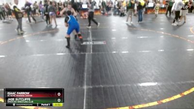 115/HWT Round 1 - Isaac Farrow, KC Elite Training Center vs Jase Sutcliffe, Grizzlies Wrestling Club