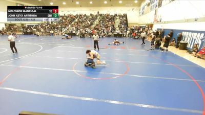 138 lbs Champ. Round 2 - Melchior Madrigal, Team Credo vs John Azyx Artienda, Chino Hills WC