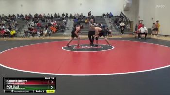 285 lbs Cons. Round 1 - Dakota Sheets, Cardinal Community vs Rob Glab, Dubuque Hempstead