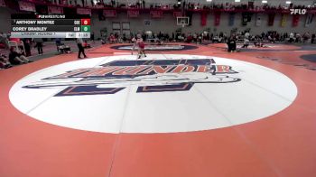 174 lbs Champ. Round 1 - Anthony Montez, Coe vs Corey Bradley, Elmhurst University