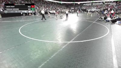 D1-106 lbs Semifinal - Teghan Moore, West Salem/Bangor vs Jack Falk, Pulaski