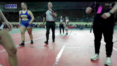 Semifinal - Chloe Vawter, Little Axe Women's Wrestling vs Alison Aguilar, Stillwater High School Girls