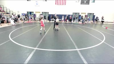67 lbs Champ. Round 3 - Blair Halsted, IA vs Adalida Verdick, MN
