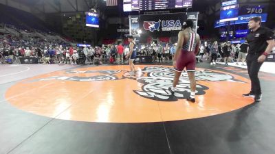 215 lbs Cons 16 #1 - Ashton Boswell, TN vs Braxton Rance, ND