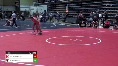 149 lbs Round Of 16 - Jacob Butler, Rutgers vs Nicolas Romero, Brown University