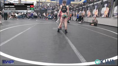 89 lbs Rr Rnd 2 - Emily Hamil, Kingfisher YellowJackets vs Kylee Ooton, Prodigy Elite Wrestling