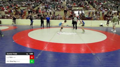 95 lbs Quarterfinal - John-Robert Reh, 706 Wrestling vs Brayden Sherfey, South Forsyth WAR Wrestling Club