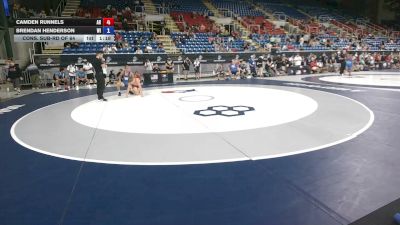 120 lbs Cons. Sub-rd Of 64 - Camden Runnels, Arkansas vs Brendan Henderson, Wisconsin