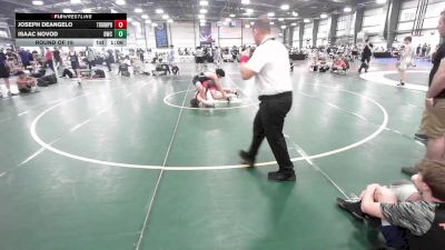 126 lbs Round Of 16 - Joseph DeAngelo, Triumph Elite vs Isaac Novod, Doughboy Black